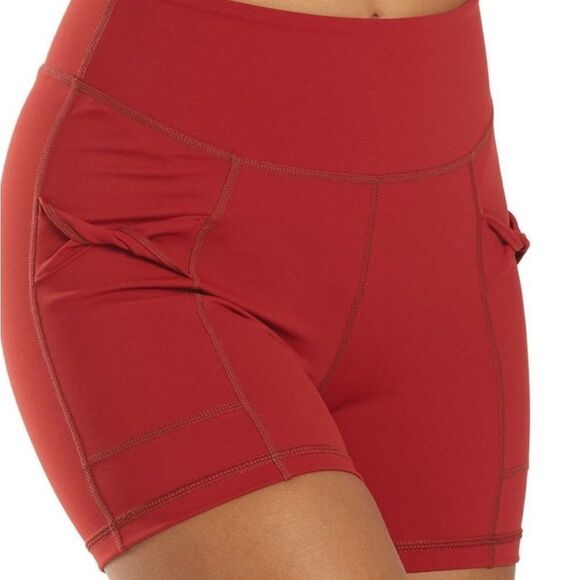 FREE People Movement Wave Rider Shorts In Red - Picture 6 of 7